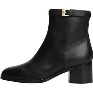 Tommy Hilfiger - KERSTIN - Enkellaarzen - Zwart - Leer