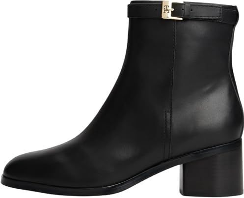 Tommy Hilfiger - KERSTIN - Enkellaarzen - Zwart - Leer