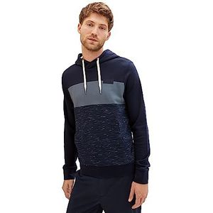 TOM TAILOR Sweatshirt voor heren, 32438 - Navy Soft Spacedye, L