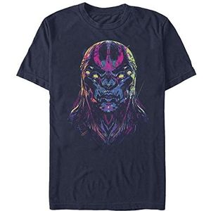 Marvel: Eternals - Devious Face Unisex Crew neck T-Shirt Navy blue XL