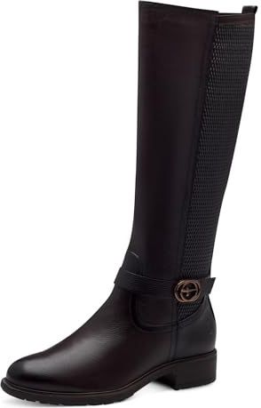 Tamaris 1-25618-43 Dameslaarzen met lange schacht, Mahonie, 36 EU
