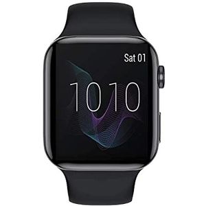 Smartwatch, 1,75 inch HD Full Touchscreen Fitness Tracker horloge, T505 waterdicht fitnesshorloge met hartslagmeter slaapmonitor stappenteller