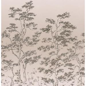 Rasch Behang 360745 - Fotobehang op vlies met bomen in beige en bruin uit de collectie Magicwalls - 3,00 m x 2,12 m (L x B)