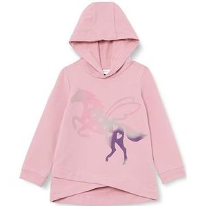 s.Oliver Sweatshirt voor meisjes met capuchon, roze, 116 cm