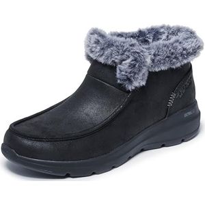 Skechers Dames Glacial Ultra enkellaars, zwart, 5.5 UK, Zwart, 38.5 EU