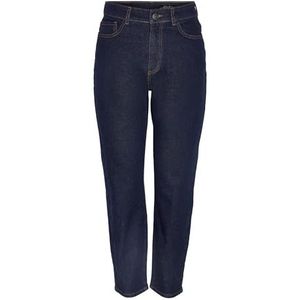 Noisy may dames jeans broek, Dark Blue Denim/Detail: rhinsewash, 28W x 32L