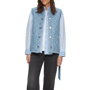 s.Oliver - Gilet - Blauw - Matelassé