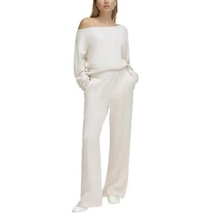 DKNY Joggingbroek voor dames met brede pijpen, zand, S