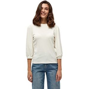 Minus Damen Johanna T-Shirt Mit 3/4-Arm 235 Cloud dancer XS