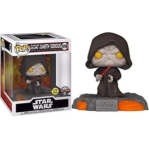 Funko Pop! Deluxe Disney: Star Wars Sith - Red Saber Series Volume 1: Darth Sidious (Glows in the Dark) (Special Edition) #519 Bobble-Head Vinyl Figure