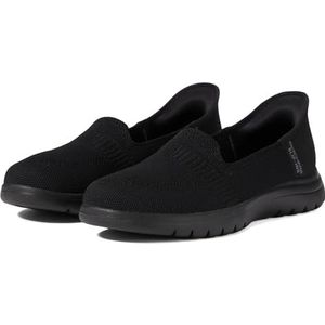 Skechers Instapinstappers voor dames, Zwart, 37.5 EU