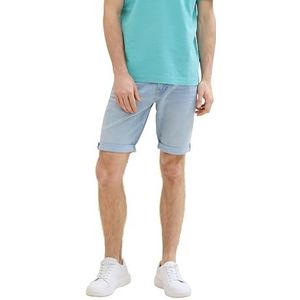 TOM TAILOR Heren bermuda jeans shorts, 10118 - Used Light Stone Blue Denim, 31