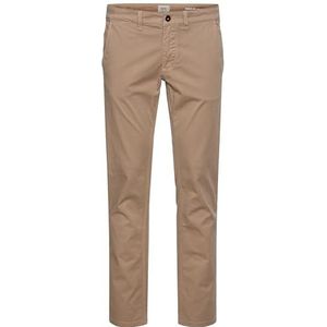 camel active Heren Stretch Chino Broek Regular Fit Houston, beige, 35W / 34L