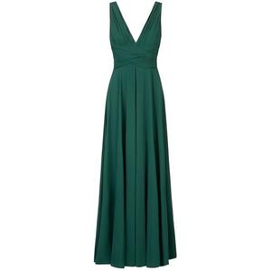 Kraimod avondjurk, donkergroen, 38