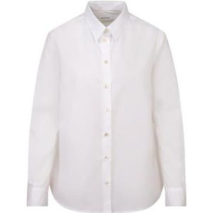 Seidensticker Dames regular fit lange mouwen blouse wit, 34, wit, 34