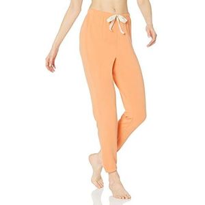 Amazon Essentials Lichtgewicht lounge badstof joggingbroek voor dames (verkrijgbaar in grote maten), koraaloranje, XS