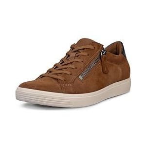 ECCO Dames Classic Sneaker W, Camel Puur Zilver Heavy, 35 EU