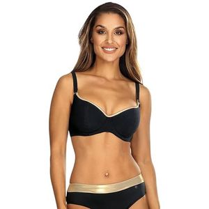 Feba Dames bikinitop F105/509, zwart, 38E, zwart, 75E