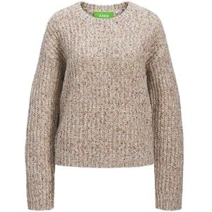 JACK & JONES Jxskyla Crew Neck Knit, Vanilla Ice, L