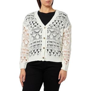 NALLY Gebreid damesvest 19022957-NA02, wit, M/L, wit, M/L