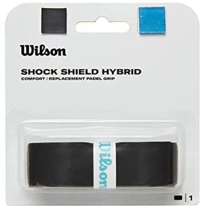 Wilson Unisex Shock Shield HYB Padel Overgrip, Zwart, Standaard