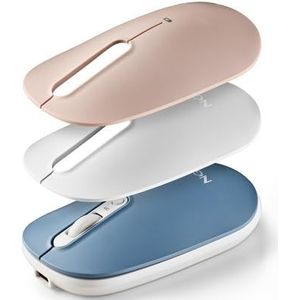 Muis voor meerdere apparaten, 2,4 GHz, oplaadbaar, draadloos, compatibel met verschillende systemen, ideaal voor werk en spel.
