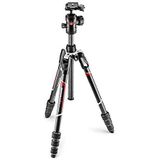 Manfrotto Befree Reistatief Kit, Befree Carbon, zwart/rood