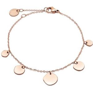 LIEBESKIND Berlin - Armband - Roestvrij Staal - IP Roségoud - Karabijnsluiting