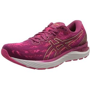 ASICS Gel-Cumulus 23, damessneaker, fuchsia rood/champagne, 38 EU
