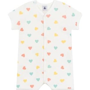 Petit Bateau - Korte Pyjama - Wit - Katoen