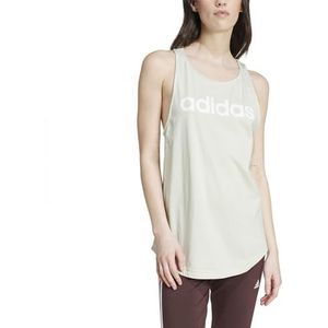 adidas Dames Essentials Loose Logo Tank Top, linen green, XXS