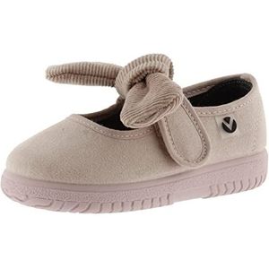 victoria Unisex Kids 1051122-KIDS Ballet VICTORIA OJALÁ SUEDE IMITATION MARY JANE CORDUROY BOW BALLET 21