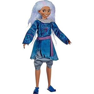Disney Sisu modepop met lavendelblauw haar en kleding geïnspireerd op de Disneyfilm Raya and the last Dragon, speelgoed voor kinderen vanaf 3 jaar