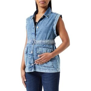 Supermom Dames Waistcoat Ellisburg mouwloze pullover, Authentic Blue - P310, 38