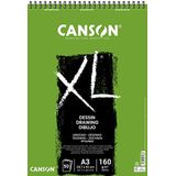 CANSON Tekenblok, XL® Dessin/400039089, DIN A3, 50 vellen, 160 g/m²