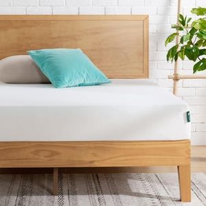 Zinus Conventioneel bedmatras, traagschuim, wit, 180 x 200 cm