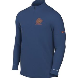 Nike Heren Top M Nk Run Energy Element Hz, Court Blue/Safety Orange/Safety Orange, FN3299-476, 2XL