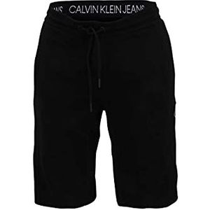 Calvin Klein Jeans Heren Monogram Badge Waffle HWK Korte Broek, zwart., Eén maat