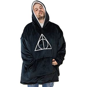 Harry Potter UXHAPOMSP005 sweatshirt met capuchon, zwart, eenheidsmaat, uniseks
