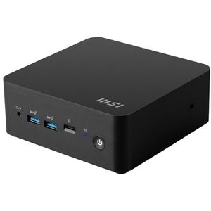MSI - Cubi NUC 1M-026BEU - Mini-PC - Barebone - Intel Core i3 - Tot 64 GB DDR5-RAM