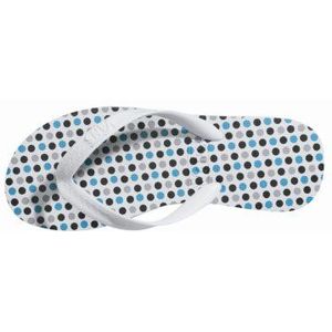 Vans W KEEL PRINT white/peacock blue polka dots