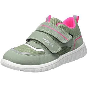 Superfit Sport7 Mini Sneakers voor meisjes, lichtgroen roze 7500, 35 EU
