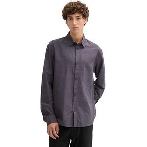 TOM TAILOR Denim heren overhemd, 36711 - Foggy Purple Chambray, XL