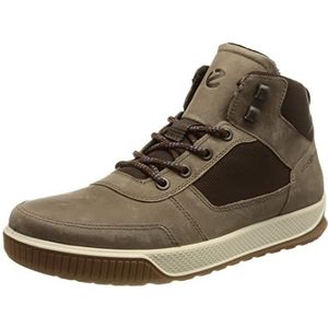 Ecco Heren Byway TRED Mid-Cut Boot, Taupe/Coffee, 50 EU