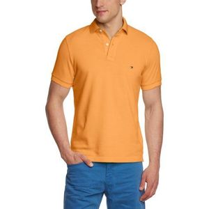 Tommy Hilfiger Poloshirt voor heren Fluor GMD Polo S/S SF / 857834720, oranje (821 Neon Orange-eur), 50 NL
