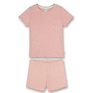 Sanetta Meisjes 233100 pyjama kort, zilver roze, 92, Zilverroze., 92 cm