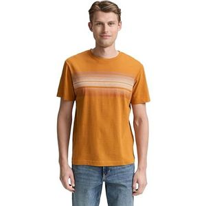 TOM TAILOR T-shirt voor heren, 10821 - Peanut Butter Brown, XL