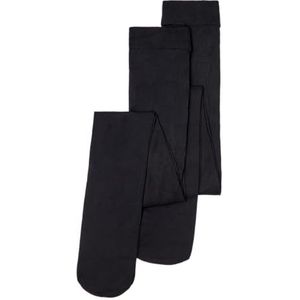 NAME IT Meisjespanty (verpakking van 2 stuks), zwart/verpakking: zwart, 110-116