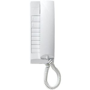 Farfisa EX320R huistelefoon 4+n bedrading met zoemer en 2, uitbreidbaar tot 8 knoppen, wit