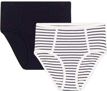 PETIT BATEAU - Set van 2 Slips - Blauw - Katoen